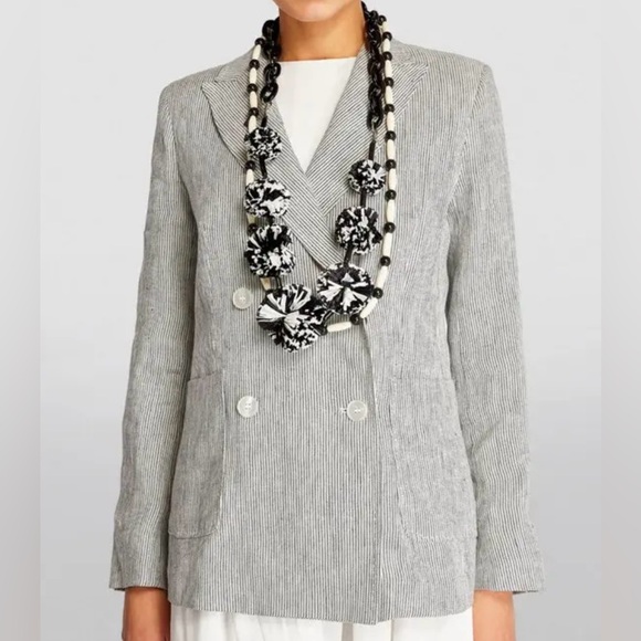 MaxMara Weekend Paper Detail Braided Necklace NWT